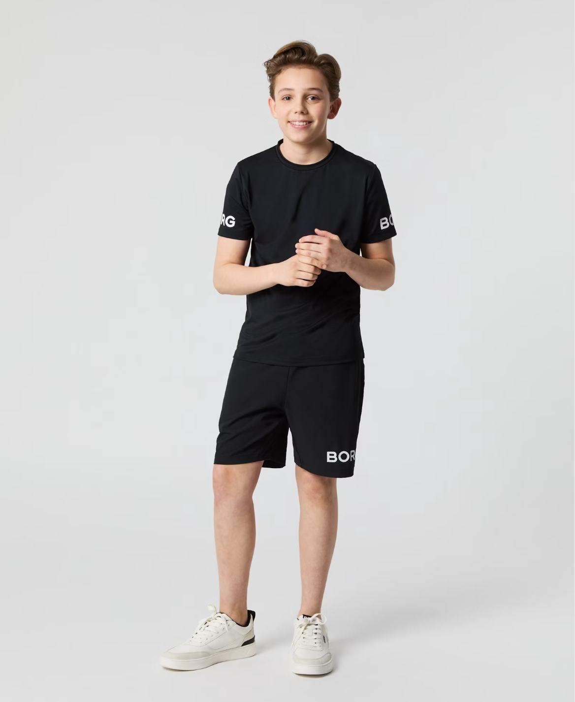 Borg Shorts Kids Schwarz