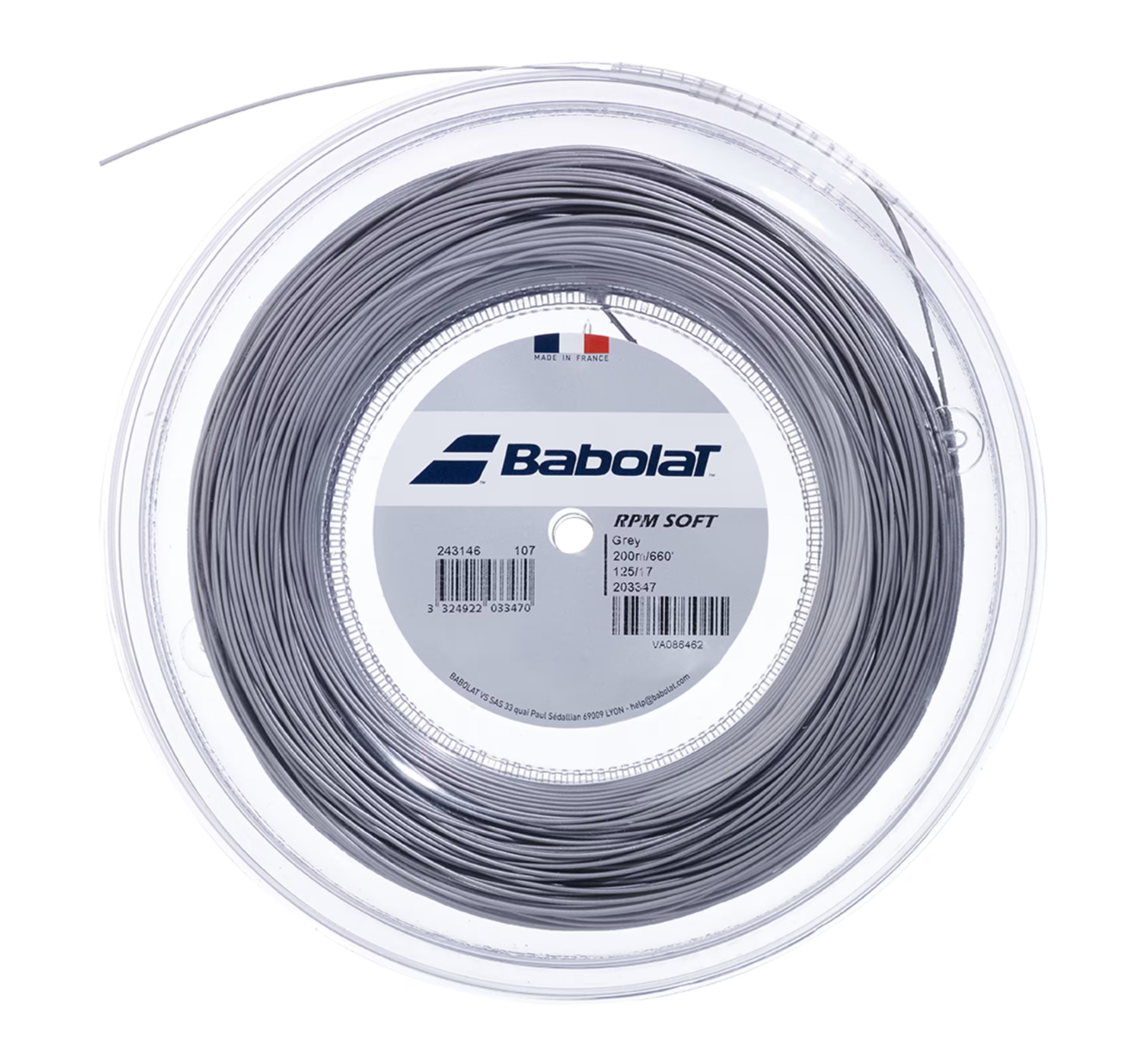 RPM SOFT 17 g/1.25 mm Rolle Grau