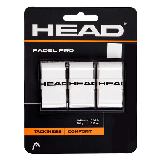 Padel Pro 3-Pack Overgrip WHITE