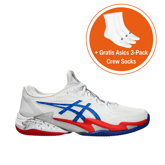 Court FF Novak Clay White/Asics Blue