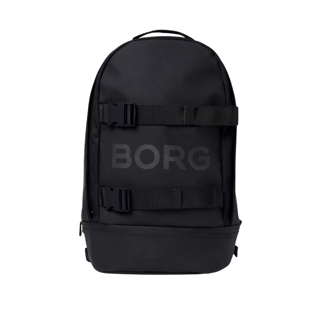 Borg Duffle Backpack Black