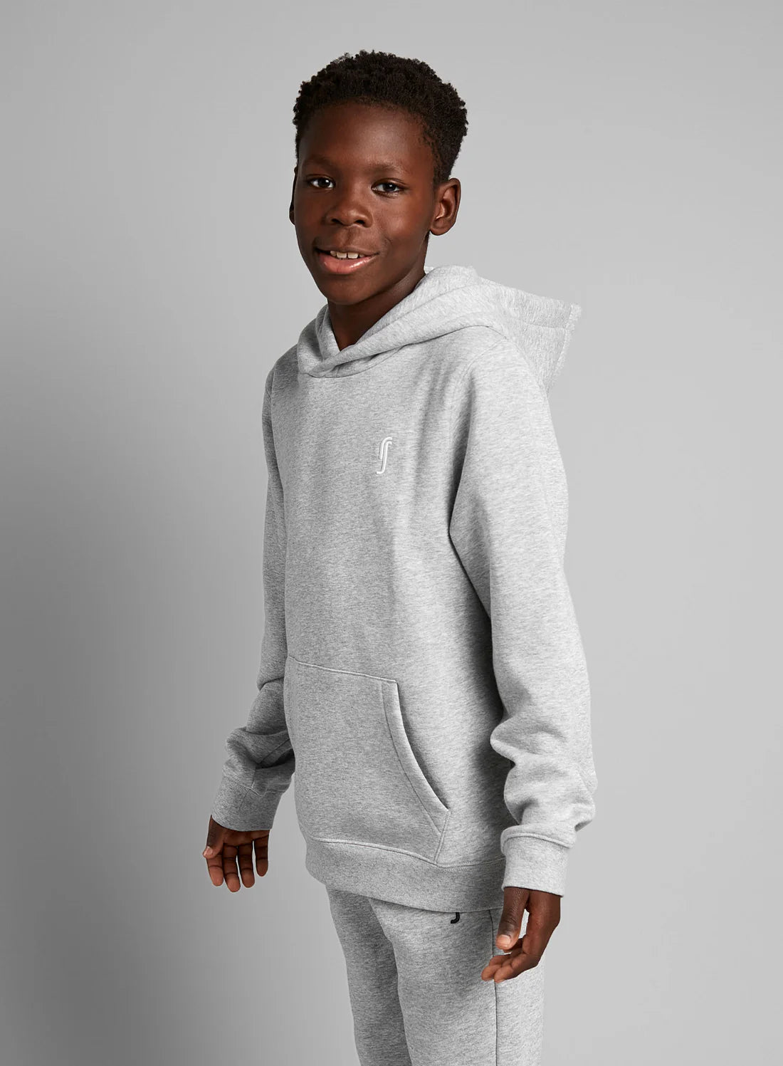 Junior Paris Hoodie - Gray Melange